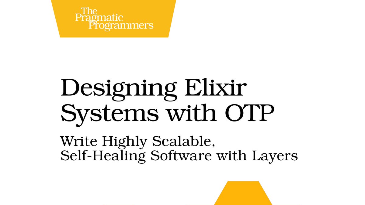 redrapids's tweet image. Tomorrow you can get the Designing Elixir Systems with OTP in beta!

Kudos to @jeg2 for the bees idea. The &quot;hive mind&quot; captures what we&apos;re doing exactly. Click to see the whole cover!

And thanks to everyone at the @pragprog for getting us this far. Still a long way to go!