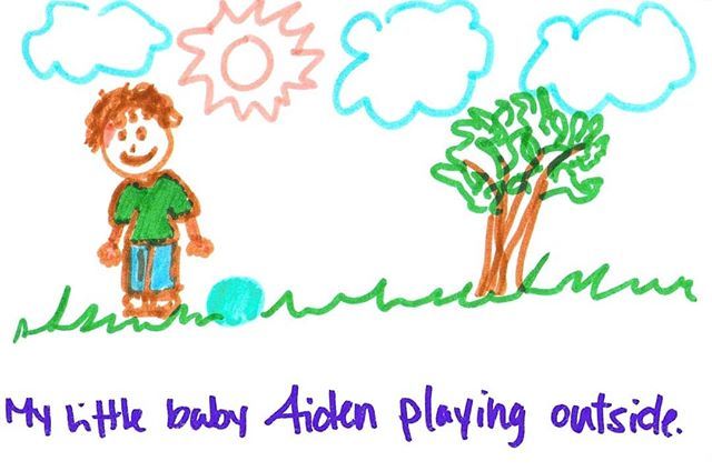 “My little baby, one-year-old, playing soccer outside.”⠀
Seized by Esmeralda in Dallas, Texas, the USA on March 22, 2018.⠀
⠀
#seizeyourmoments #beautifulmoment #usa #dallas #happyusa #drawing #instadraw #markers #sketch #instahappy #socialart, #texas #instahappiness #instask…