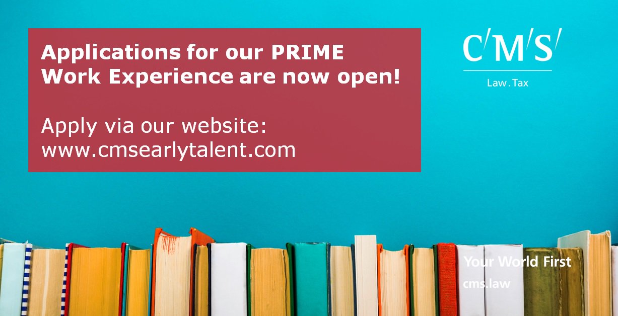 CMS UK Early Talent on Twitter: 