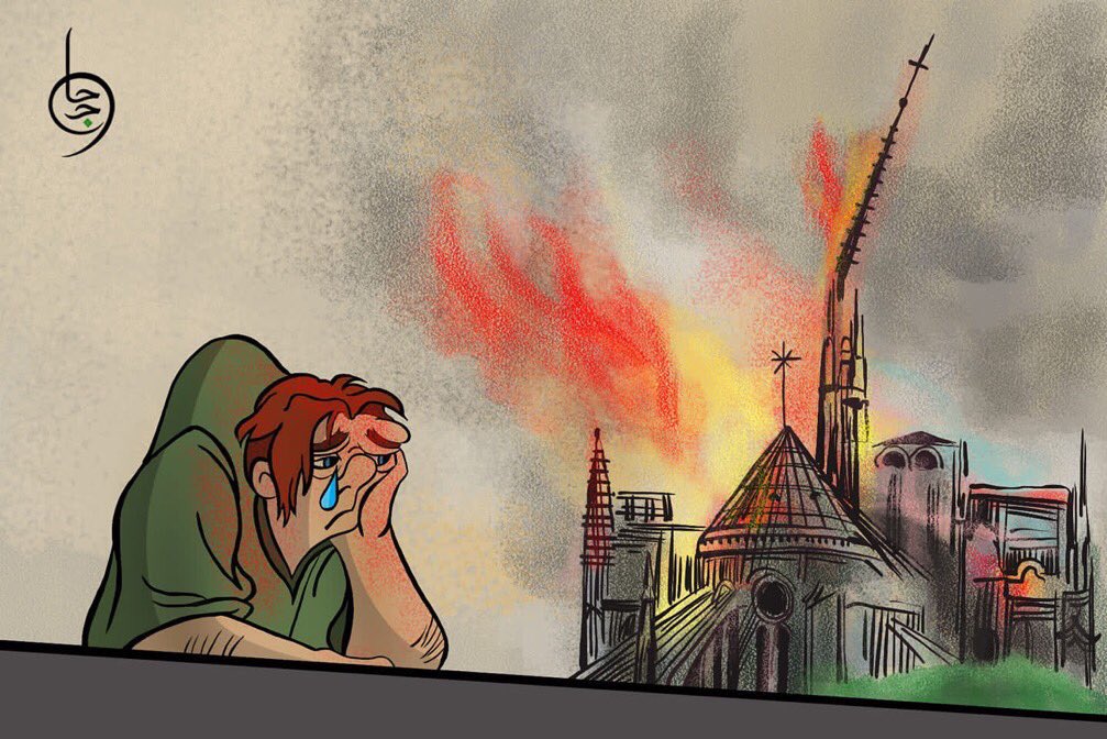 IsaCantos's tweet photo. El incendio de ayer en #NotreDame fue devastador, se perdió la aguja y la mayor parte del techo, pero hay buenas noticias:

- La estructura principal y las torres están bien.
- Los vitrales y el órgano están en buenas condiciones.
- Las reliquias están a salvo.
- Nadie murió. https://t.co/Ut2I1lvaD0