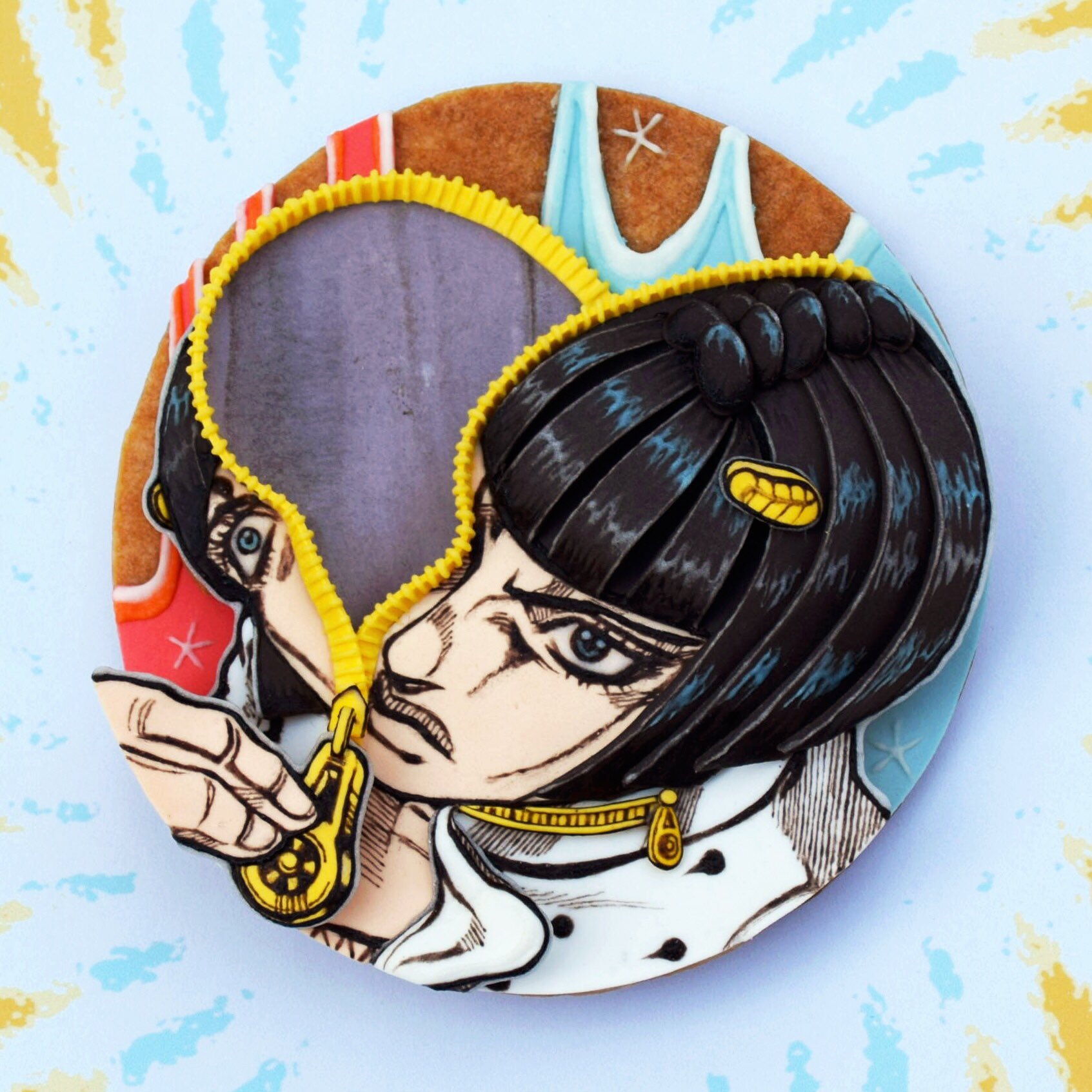 ブチャラティ ジョジョ ブチャラティ ファスナー ジッパー