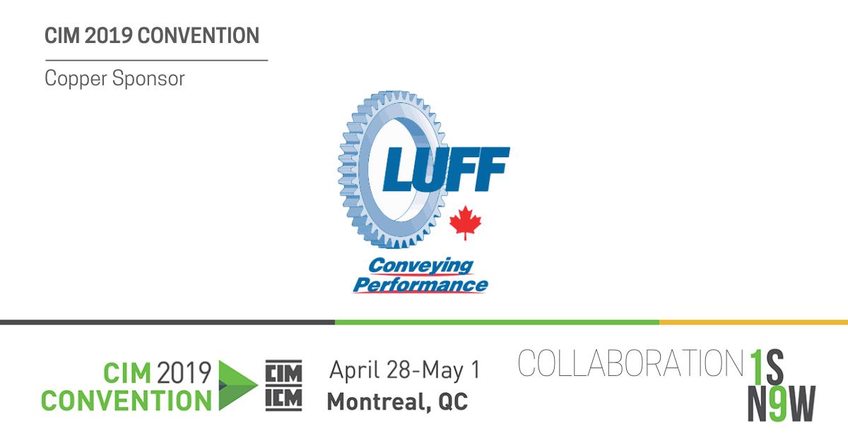 CIM_ICM's tweet photo. Luff Industries is a Canadian component manufacturer and #CIMTL19 #sponsor that distributes #conveyor #components to an international market. They have been recognized for their top-quality products and exceptional warranty. https://t.co/PbALNxh7S0 @luffindustries #mining https://t.co/gbv0XWv4Ew