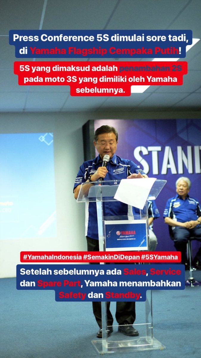 5S  
Sales, Service, Sparepart, SAFETY &amp; STAND BY