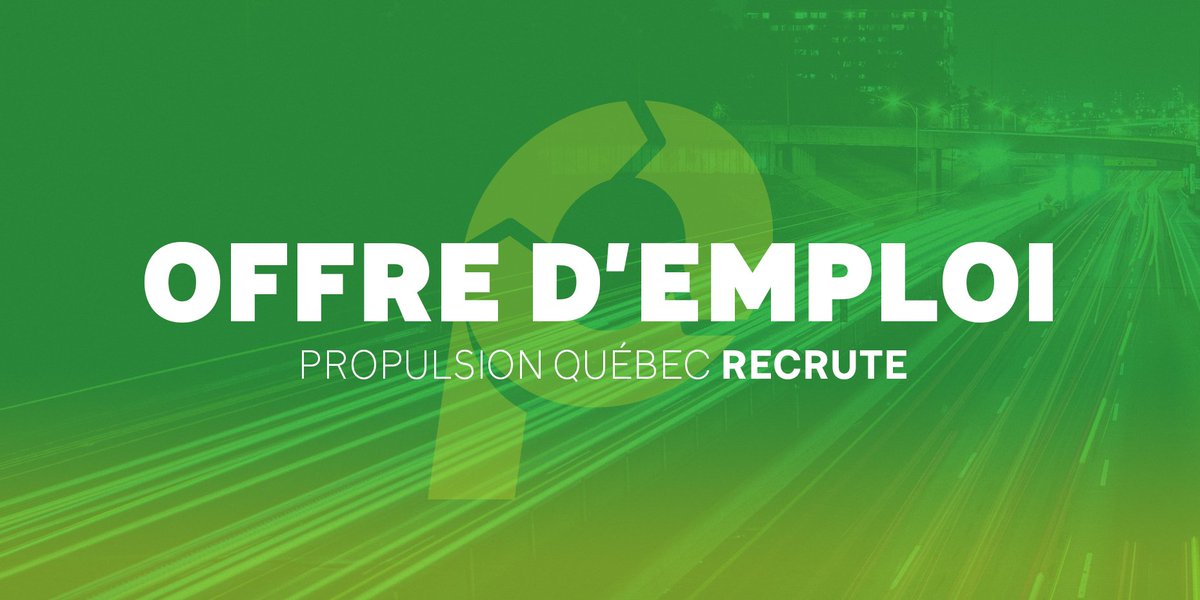PropulsionQC's tweet photo. OFFRE D'EMPLOI | Poste à combler dans la dynamique équipe de @PropulsionQC. Nous sommes à la recherche d'un directeur, chantiers et communauté pour nous aider à concrétiser des projets structurants. Merci de partager! Tout les détails ici: https://t.co/j2DrHxHY3i https://t.co/OT5W2XZoTL