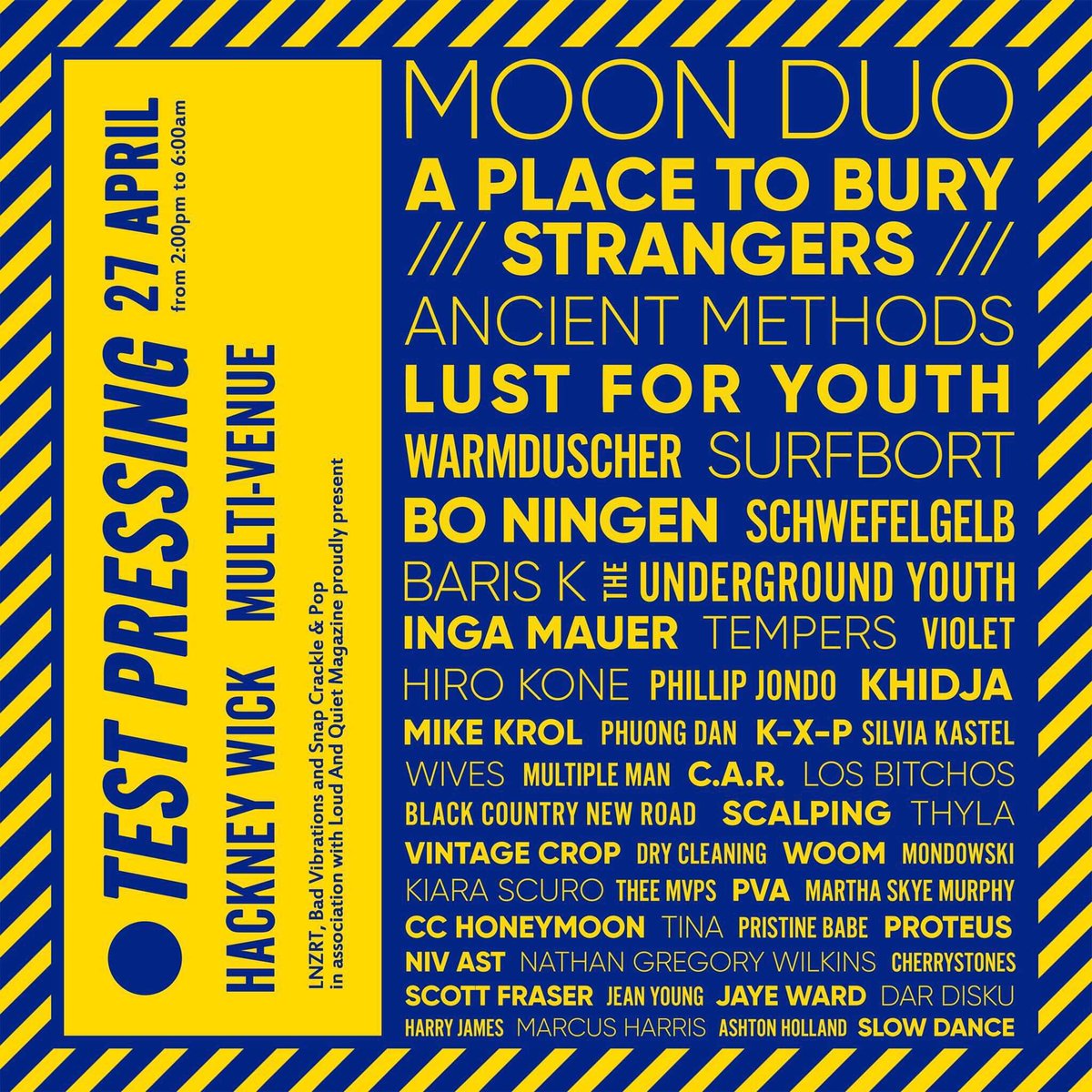 CCHoneymoon's tweet image. My next London show is on the 27th for @testpressingldn festival! Get your ticket now!