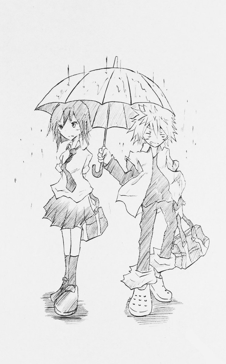 ちなみにこれが初期構想のお二人❗️今と全然違います❗️(笑)
絵柄変わったなぁ… 