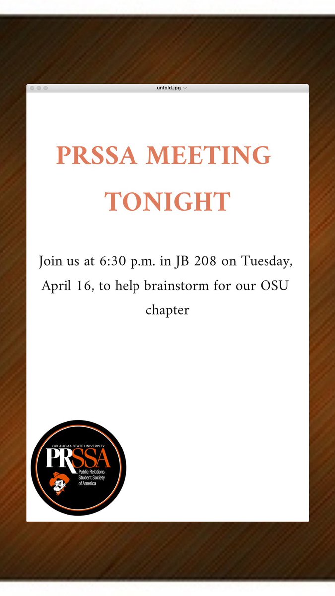 Oklahoma State PRSSA tweet media