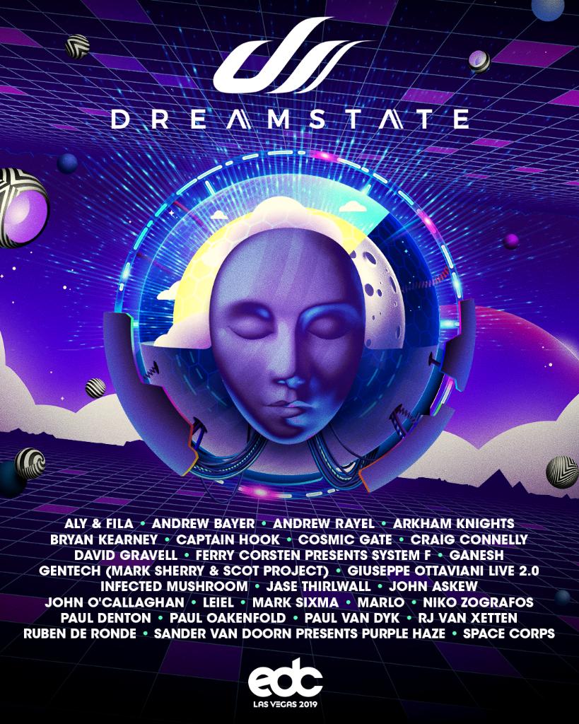 EDC Las Vegas Dreamstate lineup