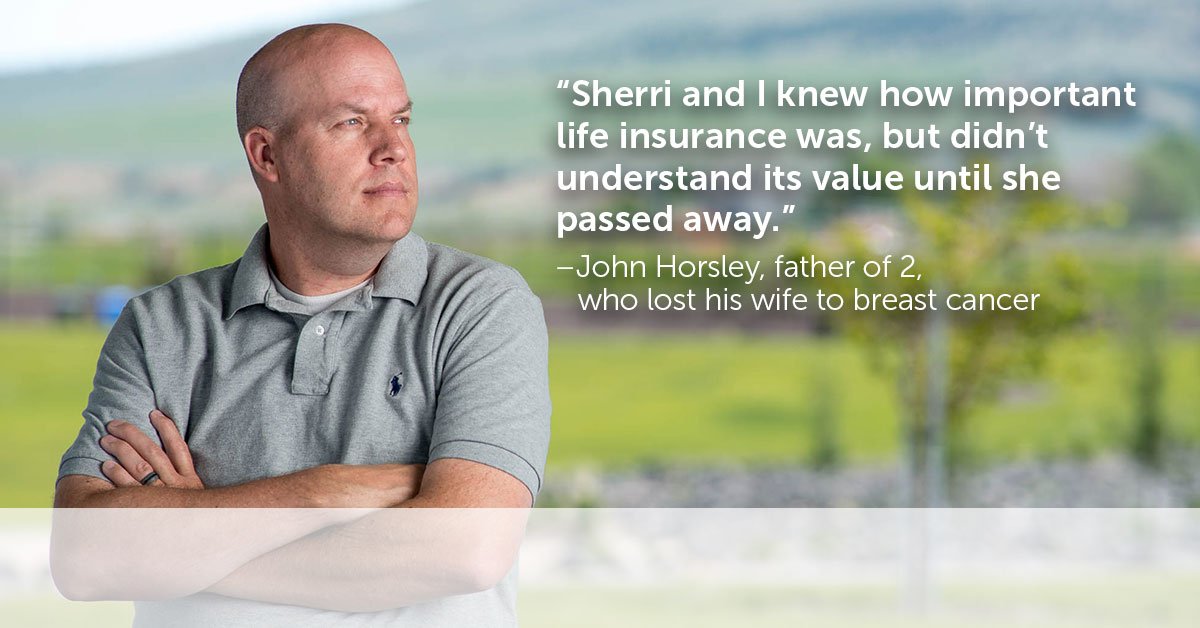 RummelInsurance's tweet image. John's words about #lifeinsurance ring truer than any message we could share.