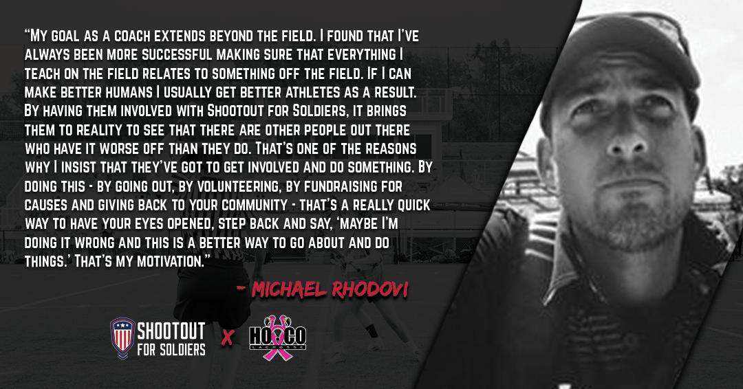 Shootout for Soldiers (@sfslacrosse) on Twitter photo Why should coaches sign their lacrosse teams up for Shootout for Soldiers? We asked Michael Rhodovi, CoStarter and Director of <a href="/HoCoGirlsLAX/">HoCo Girls Lacrosse</a> Why should coaches sign their lacrosse teams up for Shootout for Soldiers? We asked Michael Rhodovi, CoStarter and Director of <a href="/HoCoGirlsLAX/">HoCo Girls Lacrosse</a>