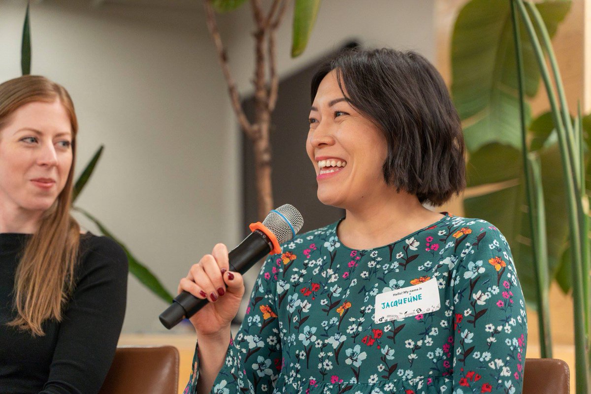EntroCom's tweet photo. What a great #paneldicussion on Successful Space Functions hosted by the #DesignClinic! Entro's Creative Director Jacqueline Tang joined the conversation at @Shopify! Happy to be part of this event series for entrepreneurs who want to understand design. #design #shopify #signage https://t.co/ICV7TIpdii