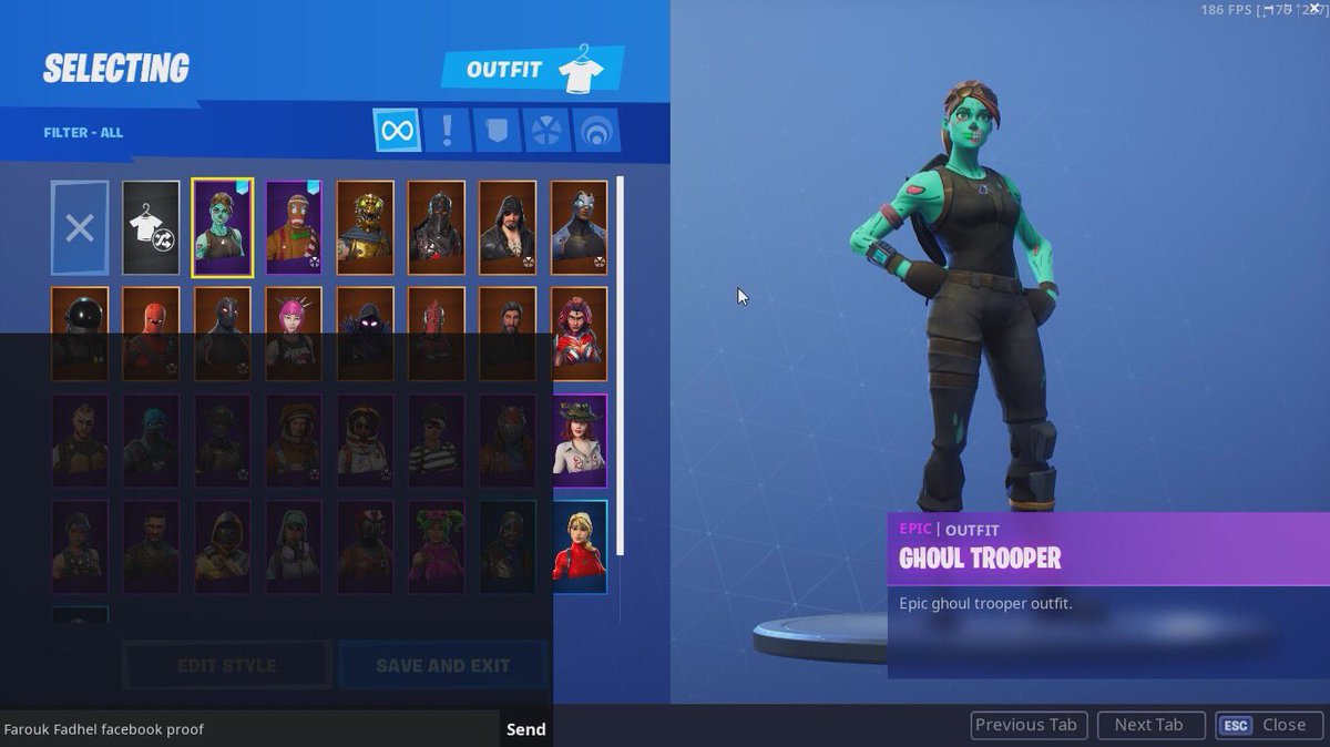 farouk_fadhel's tweet photo. Hello i am trading my fortnite accounts #Fortnite #ghoultrooper #renegaderaider #trading i want stacked account , my facebook is Farouk Fadhel (joined date 2007) https://t.co/yOIdvqUiOy