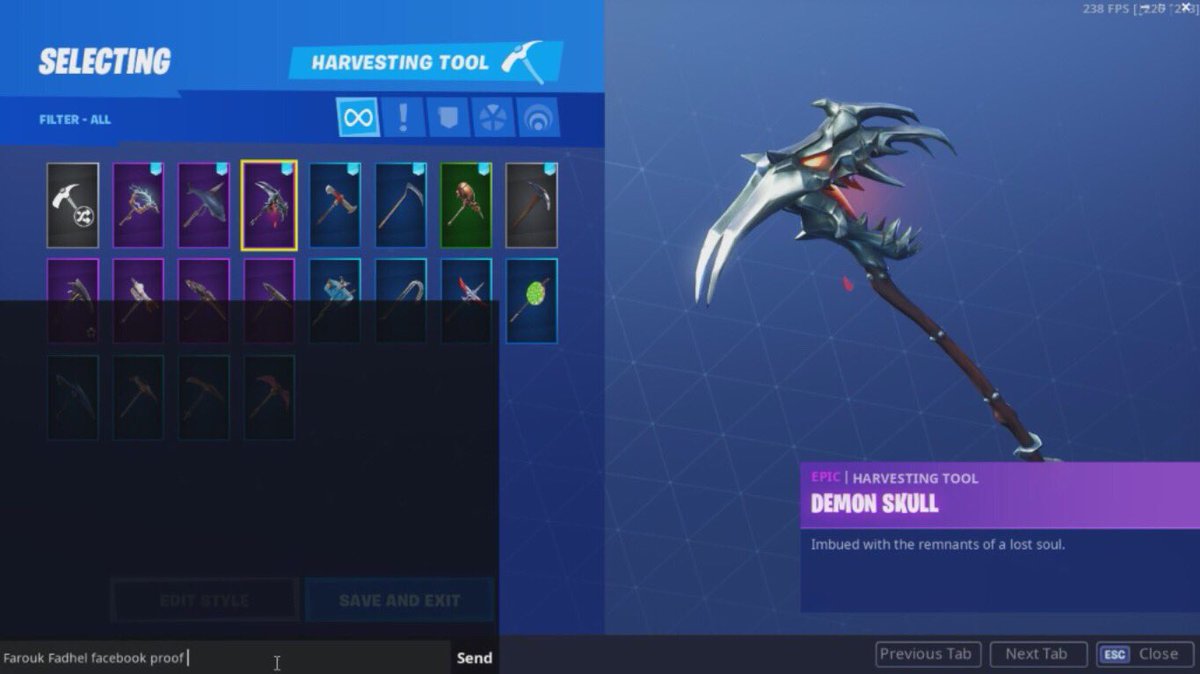 farouk_fadhel's tweet photo. Hello i am trading my fortnite accounts #Fortnite #ghoultrooper #renegaderaider #trading i want stacked account , my facebook is Farouk Fadhel (joined date 2007) https://t.co/yOIdvqUiOy