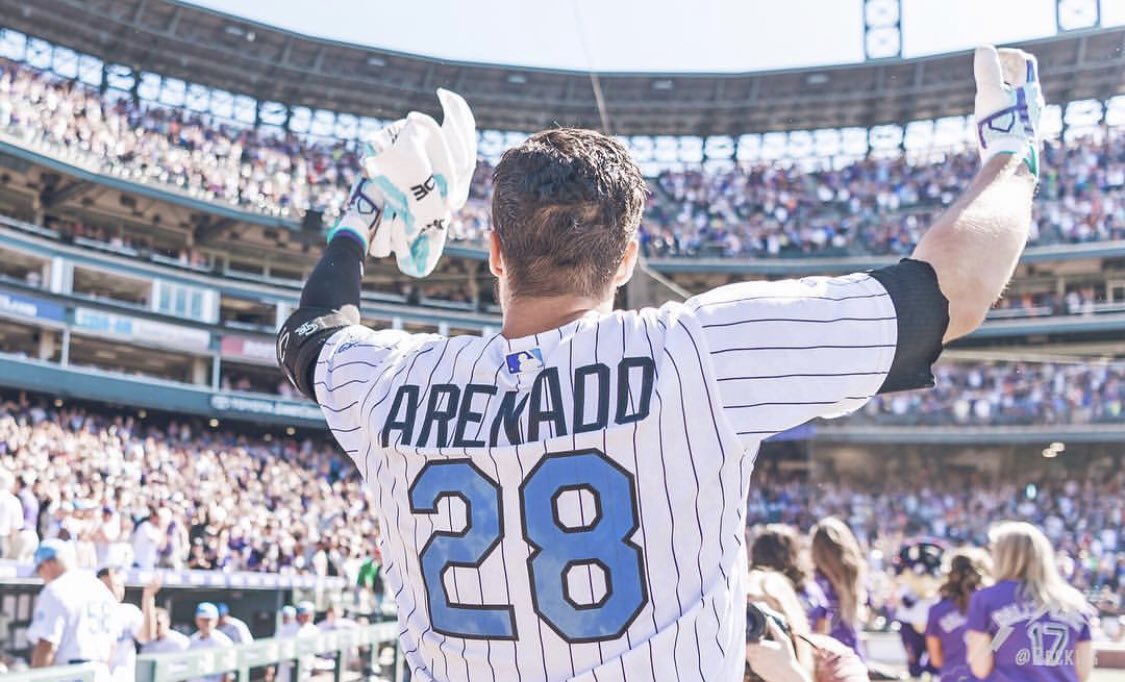 Happy birthday to my boy nolan arenado one of my huge role models   