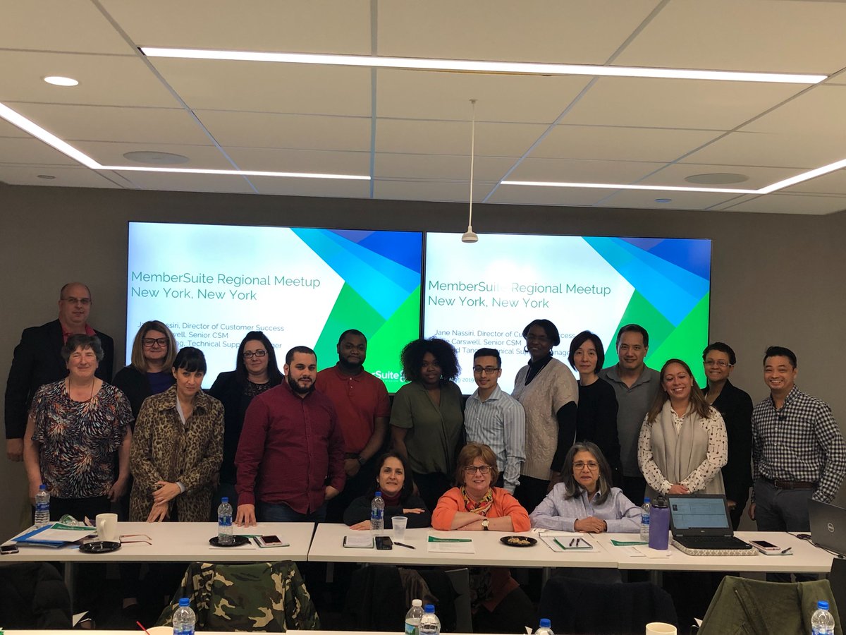 membersuite's tweet photo. Thank you to everyone that attended our free Regional MeetUps in Virginia and New York. We hope you enjoyed this MemberSuite training and networking opportunity! Special thanks to our customers, @CtrPubSafExc and @The_IES, for hosting us. #customermeetup #assnprof #assntech https://t.co/9W8dM84Zi1