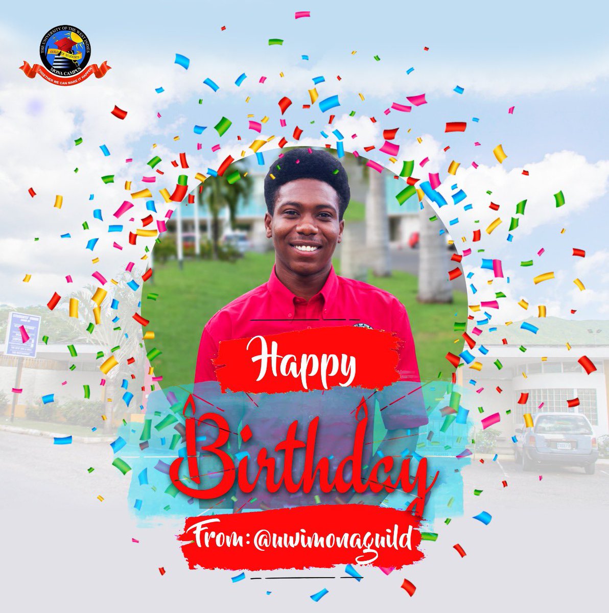 UWIMonaGuild's tweet photo. Happy birthday to the Western Jamaica Campus Hall Chairman, Andrew Hyman. We are one UWI and we wish this wise man the best for this birthday and onwards. 

#iRepMyGuild #GuildBirthday https://t.co/SKIiHb55Of