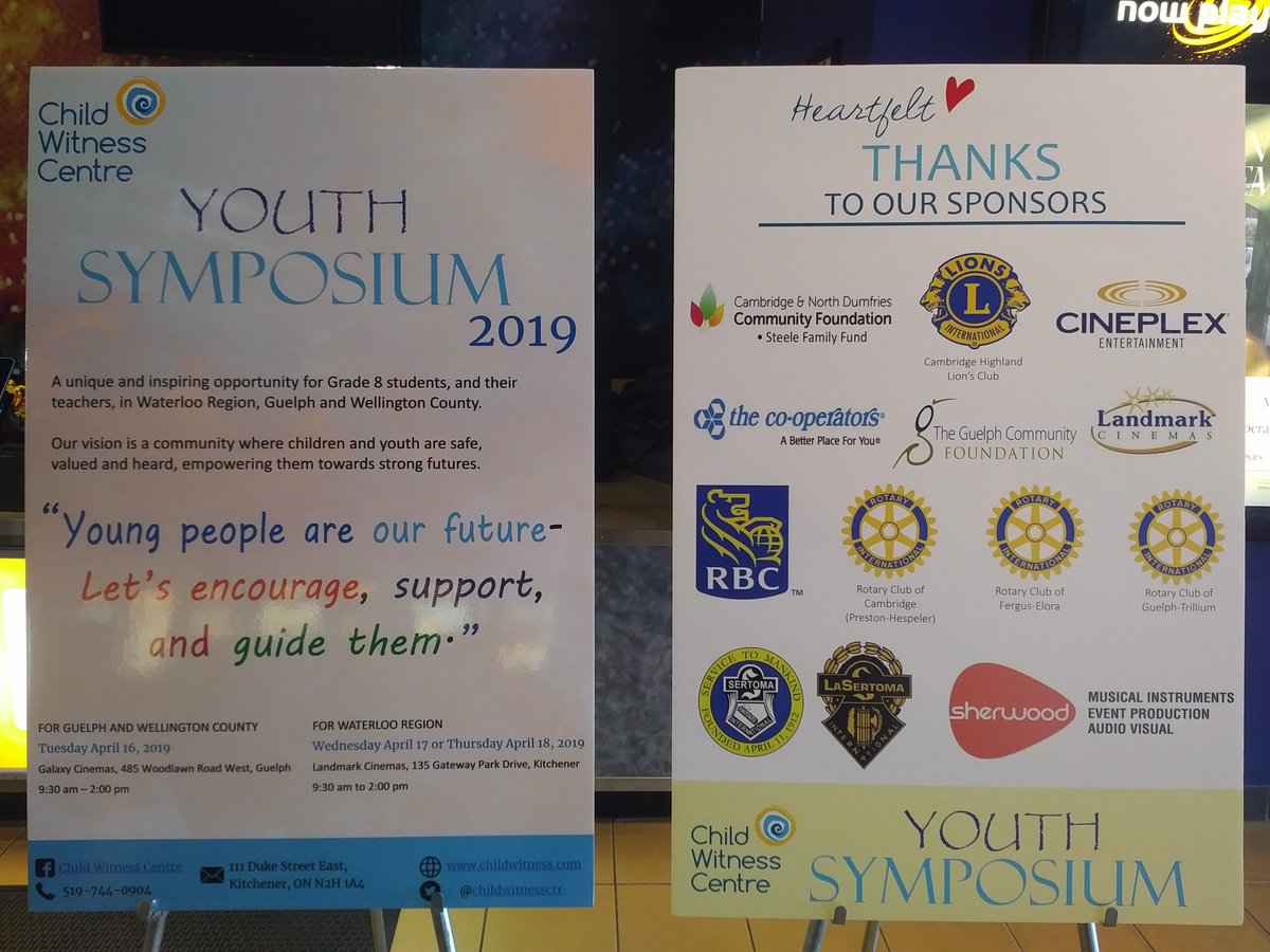 Cst Pitcher and D/Cst Robertson did a great job representing the #GuelphPolice at the 2019 #YouthSymposium in #Guelph! They presented to hundreds of grade 8 students on #HealthyRelationships. <a href="/RebeccaOfficer/">Officer Rebecca</a> <a href="/ConstableStu/">Stu Robertson888</a> <a href="/ChildWitnessCtr/">Child Witness Centre</a> @gpsmedia <a href="/ugdsb/">Upper Grand DSB</a> @wellingtoncath #YS2019