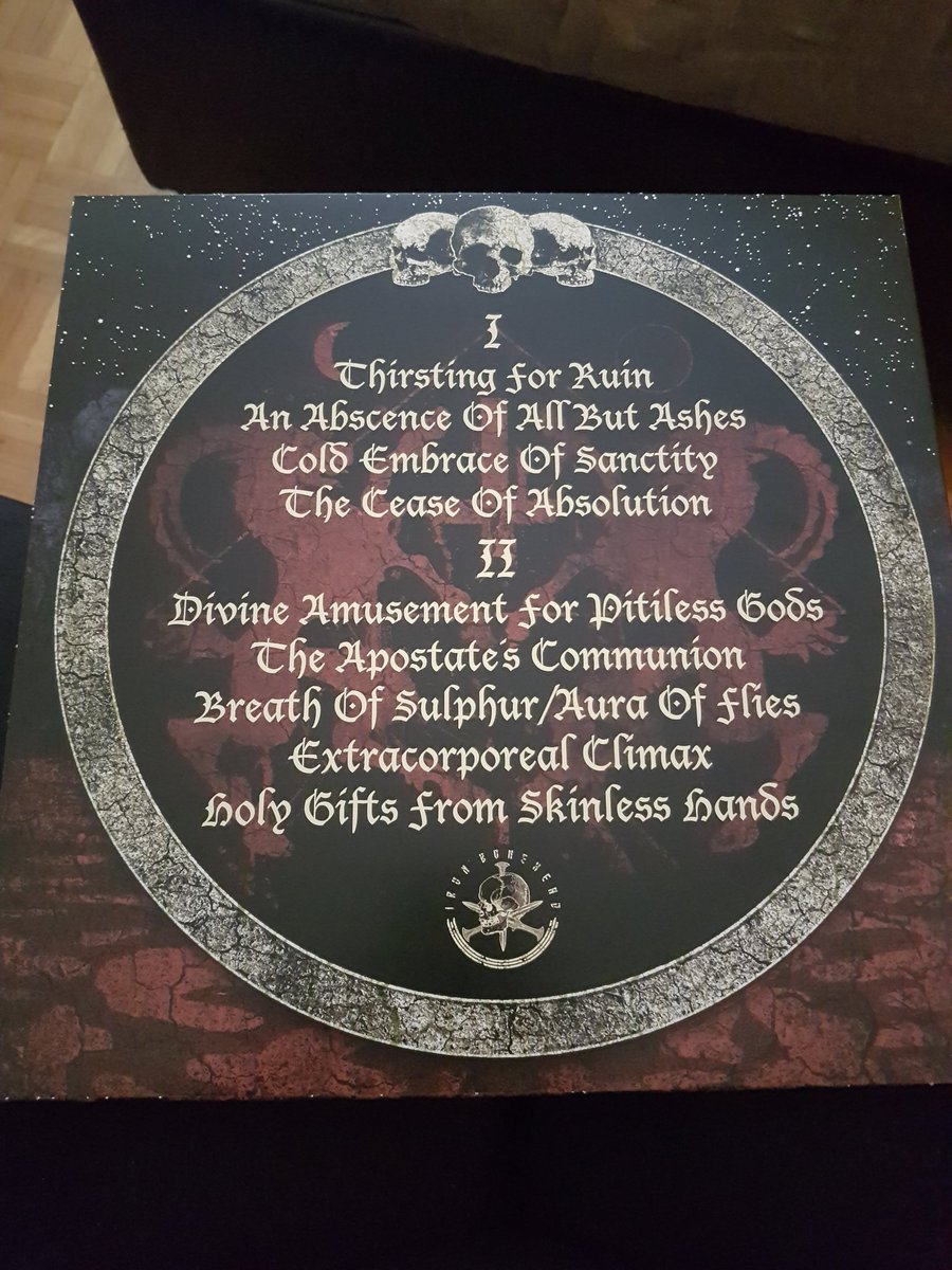 TheMetalheadBox's tweet photo. Now spinning PERVERTICON Wounds of Divinity! This is such a fantastic album. Swedish Black Metal that smashes various extreme elements together to craft music full of passion, without compromise.
#perverticon #woundsofdivinity #blackmetal #swedishblackmetal #themetalheadbox https://t.co/rTG9qdFOVw
