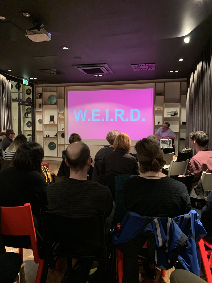 ethical_commons's tweet photo. ‘We design for weird people’ @Acuity_Design
White male
Educated
Industrialised
Rich
Democratic
#PostNormaldesign https://t.co/kiCsIi5HYh