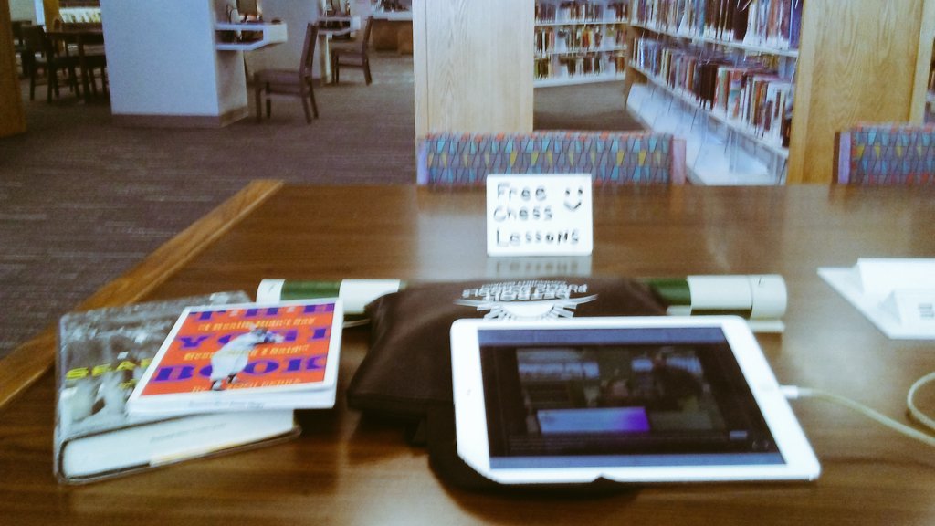 johnbrazel's tweet photo. Hey chess fam, am visiting the recently renovated Marshes of Glynn Library. Too few #chess books actually only 3. 100s available thru interloan asked to order @gmmds and @NatashaRegan123 #GameChanger because not one copy exists in the entire Georgia library system. #GeorgiaPines https://t.co/sHPSbtRR1i