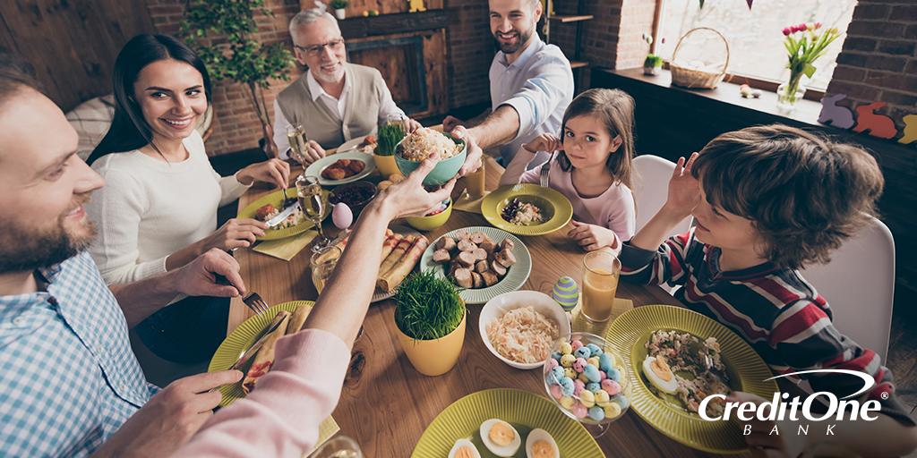 CreditOneBank's tweet photo. Grabbing supplies for a big family meal? Stocking up on chocolate bunnies? Our Platinum Visa is #PerfectFor your next trip to the store since you earn 1% cash back rewards on groceries! Terms apply. https://t.co/mvORuqplMa
