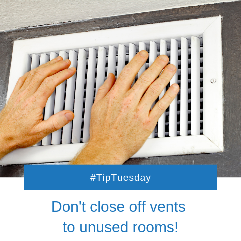 MeisnerService's tweet photo. When you close off vents to unused rooms, you can be making your HVAC system work harder than it needs to!
You'll be restricting airflow which can cause problems like a coil freeze!
#HVAC #coil #freeze https://t.co/sqsvkm9p9x
