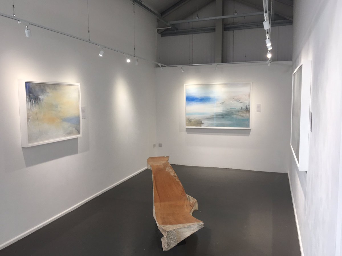 bobaldous's tweet photo. Private view at Circle Contemporary Gallery in Cornwall. Exhibition with the poet Myra Schneider Spring to Sea. On until the 14th May https://t.co/qJ5XAwL3Kb
