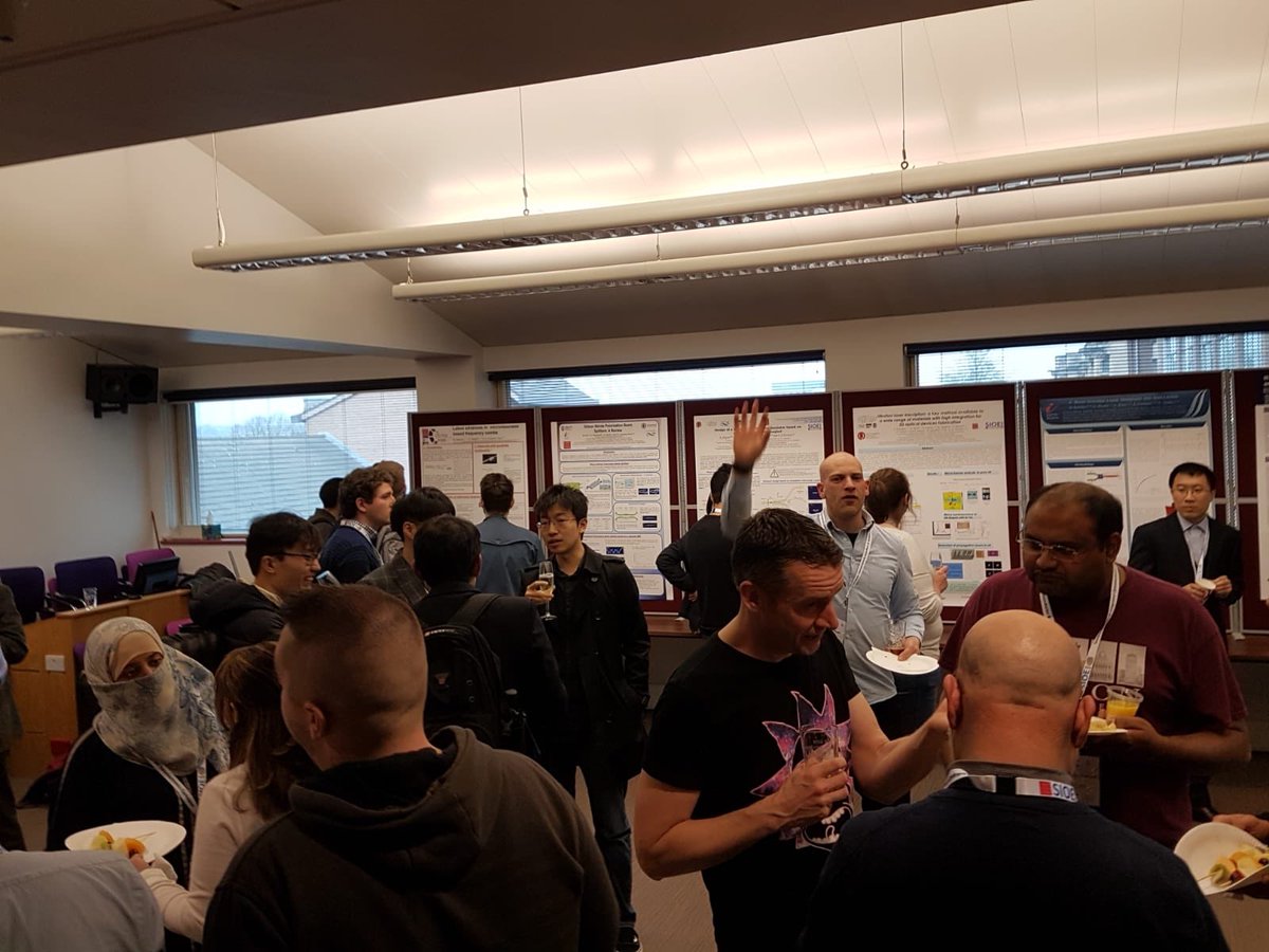 A fabulous end to an enlightening and productive day at #SIOE2019 <a href="/cardiffuni/">Cardiff University</a> @cardiffPHYSX