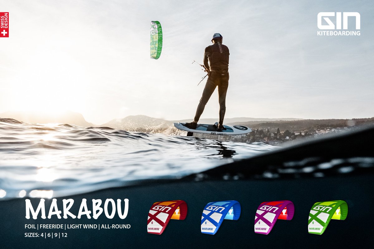 The GIN MARABOU is the first-ever single-surface kite on the market, specially developed for use on water! Now available on ginkites.com

#GINMARABOU #NewDimension #SWISS
#unique #first #lightwind #revolution #kite #surfing