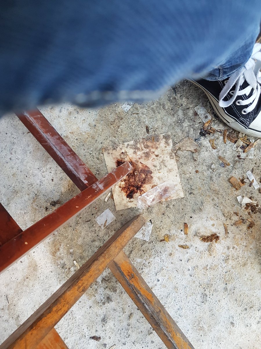 puffedsleeve's tweet image. ¿Y para qué han quitado las puñeteras sillas? ¿Para barrer y limpiar? Está todo hecho una mierda. Basura por todas partes: latas, toallitas, pipas, chocolate... ¡Asqueroso! #CofradiasMLG @cofradiasmalaga