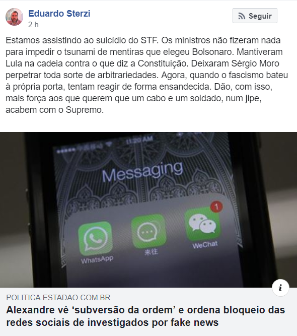 Governismo's tweet photo. Necrogov contra censura? Jamais! O problema é que não censuraram o que eles queriam e quando eles queriam. https://t.co/ngx5zv4EYE