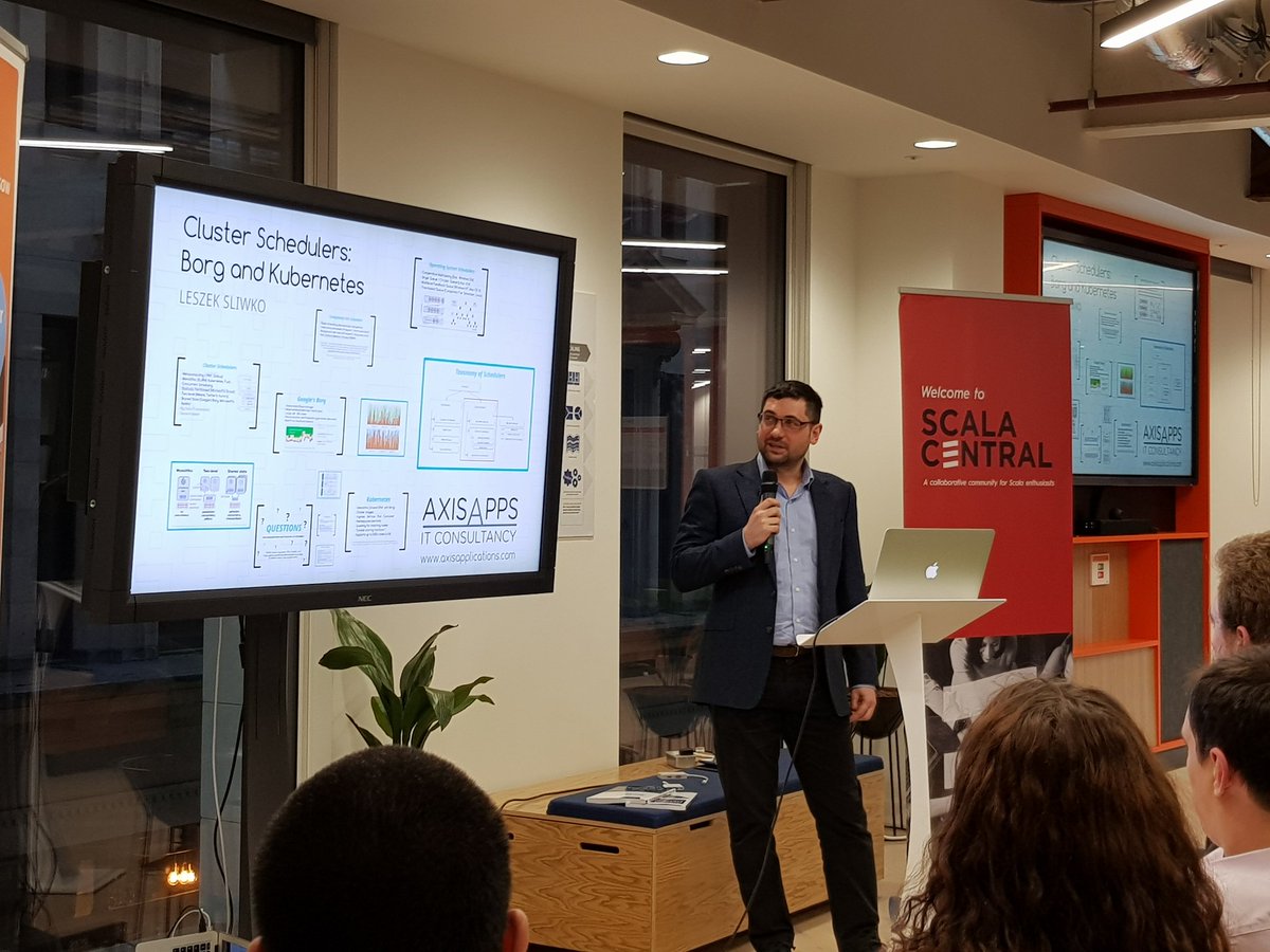 Scala_Central's tweet image. Up next, Leszek Sliwko on Cluster Schedulers: Borg and Kubernetes #SC23 #Scala #ScalaCentral