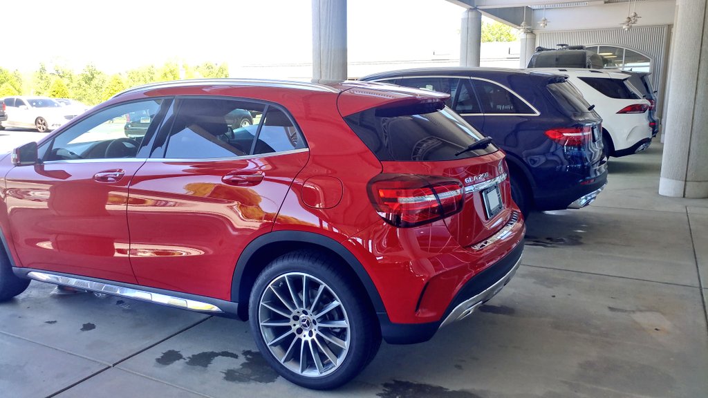 BenzBlogger's tweet photo. I just love it when we get #Accidental Patriotism on the lot! 🇺🇸
#GLA #jupiterred #GLC #lunarblue #GLE #PolarWhite #MBUSA https://t.co/i5we4TEfkH