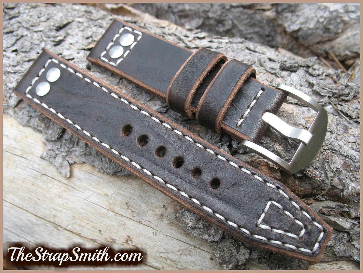 TheStrapSmith's tweet photo. A rich black chocolate leather for all of you chocolate lovers out there! #blackchocolate #customstraps #handmade #handbuilt #armcandy #watchstrap #thestrapsmith https://t.co/PZDpYdVHpO