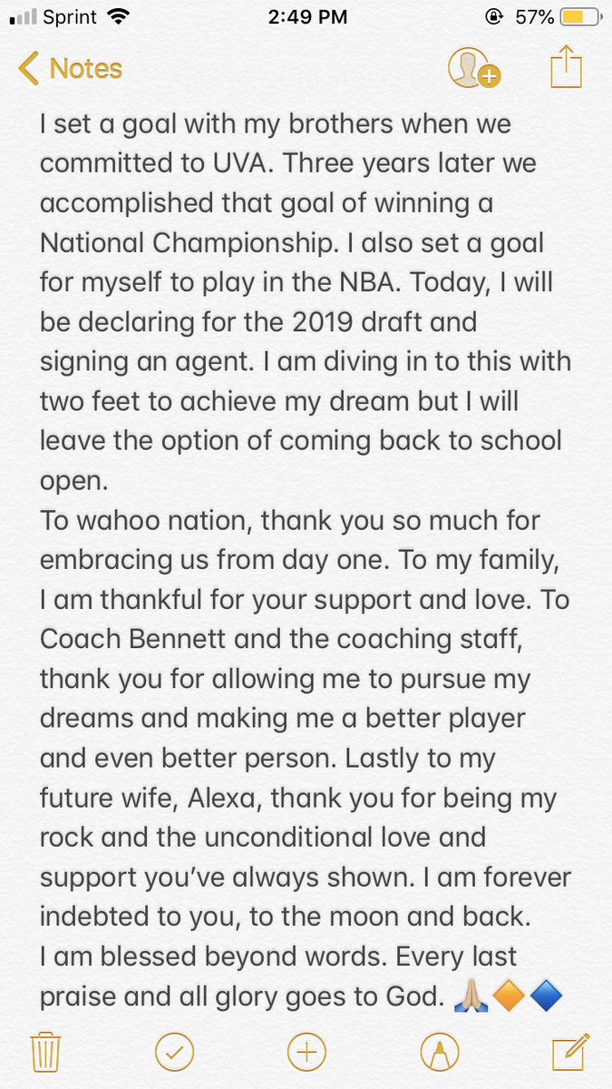 Beyond blessed. Very excited for this journey. 5 out ❤️ Thanks to everyone who had a hand in this!!!