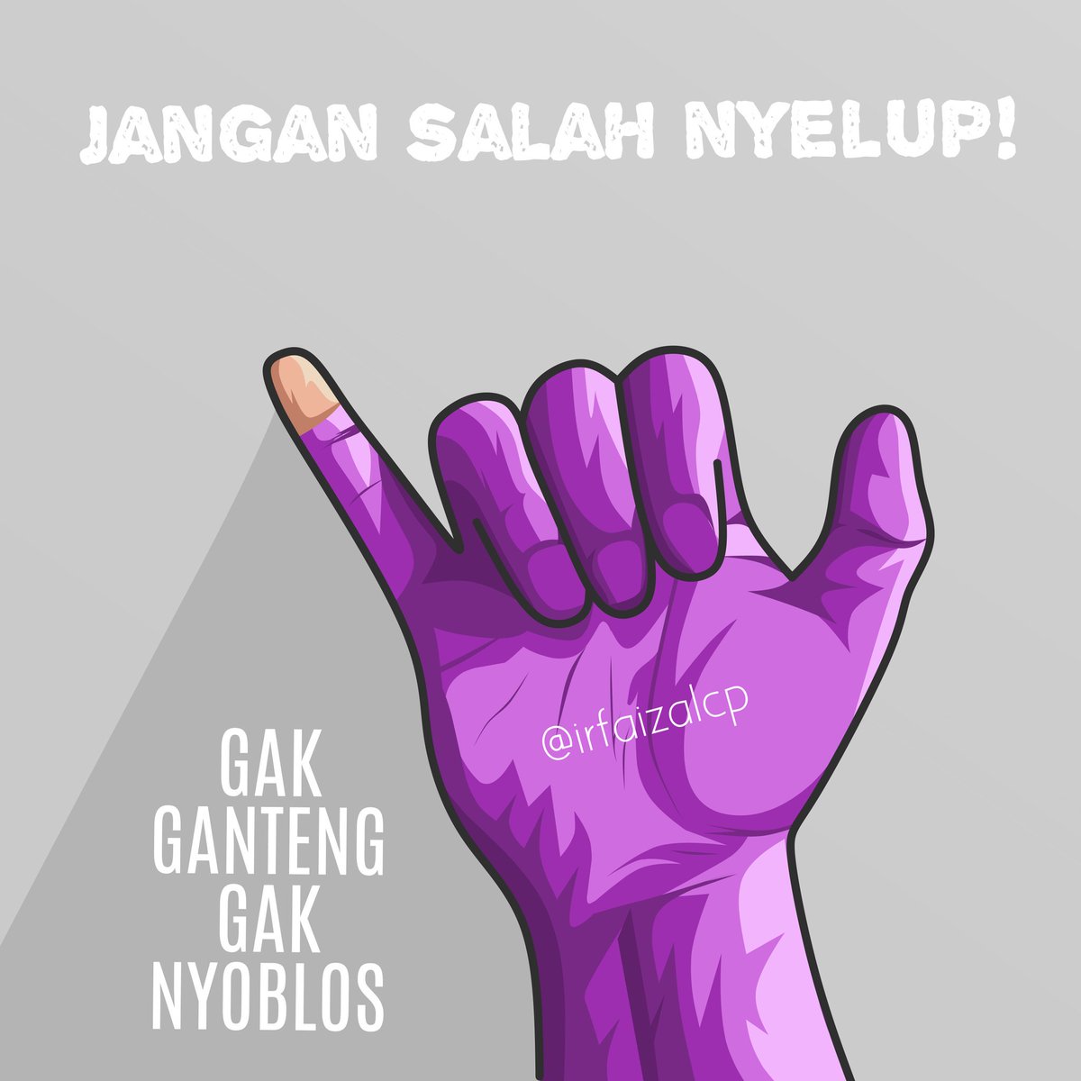 Besok jangan asal celupin tangan ya mas/mba nya
#GoVote2019 
#GerakanSubuhAkbarIndonesia 
#AsikinHidupPilpres2019