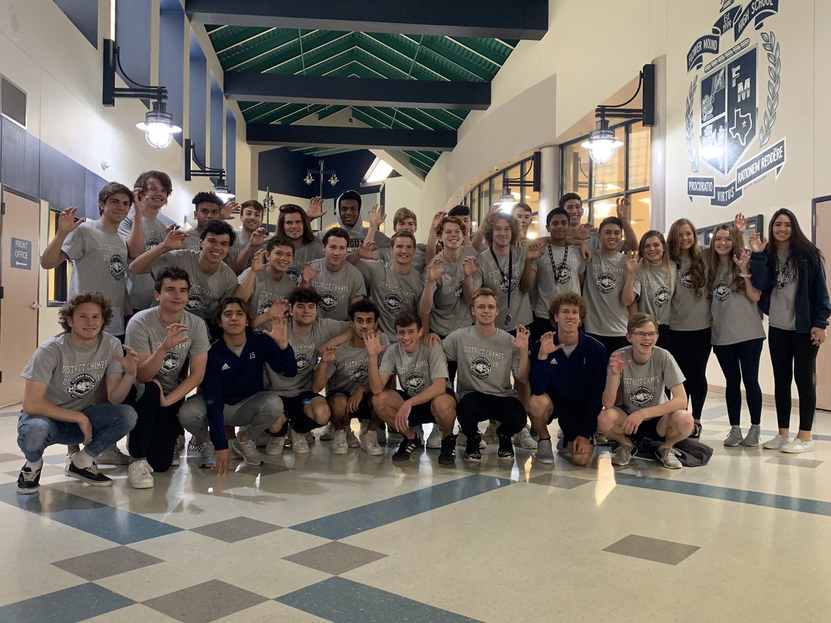 FMJagsSoccer's tweet photo. We are GEORGETOWN bound on Thursday morning. Thank you @FlowerMoundHS @FloMoCheer @FloMoDrums for the great send off to STATE today! #GoJags #playproud #letsfinishthis https://t.co/gHq7ZnindO