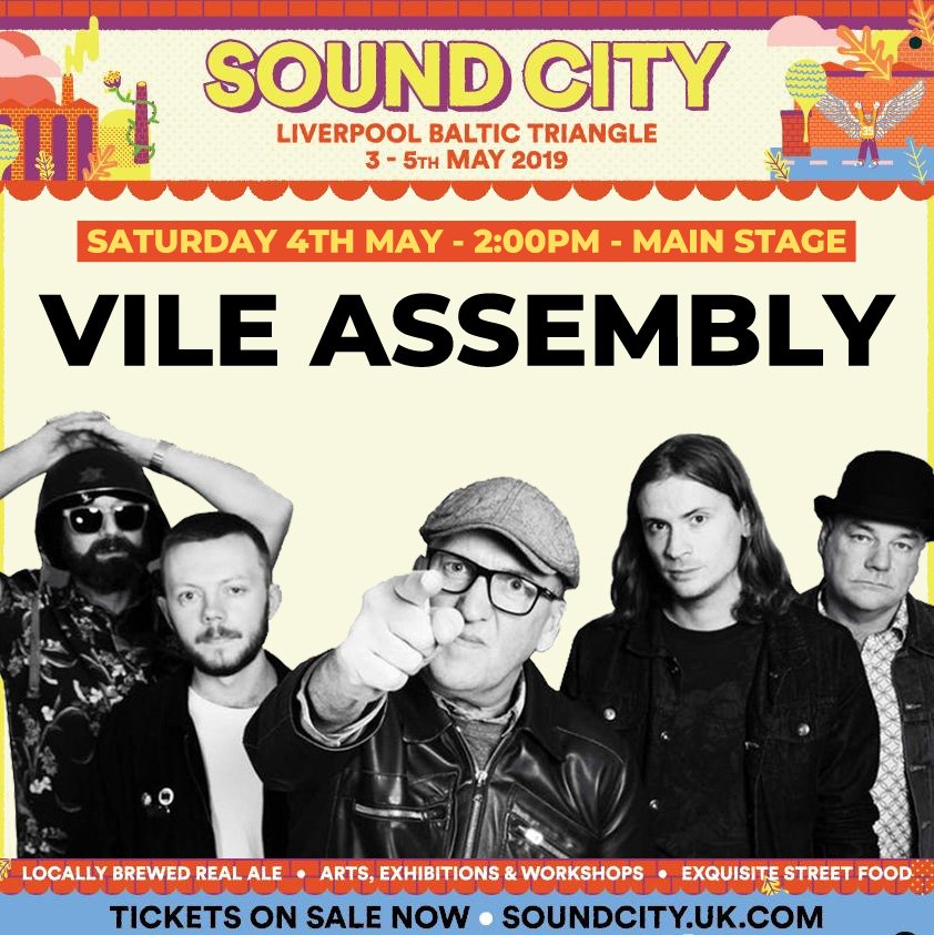 We cannot wait to be rocking the #Liverpool <a href="/SoundCity/">Liverpool Sound City</a> main stage this year...2pm...BE THERE!
🎟 TICKETS: bit.ly/SoundCity2019x 
🎶 LISTEN: smarturl.it/vileassembly
