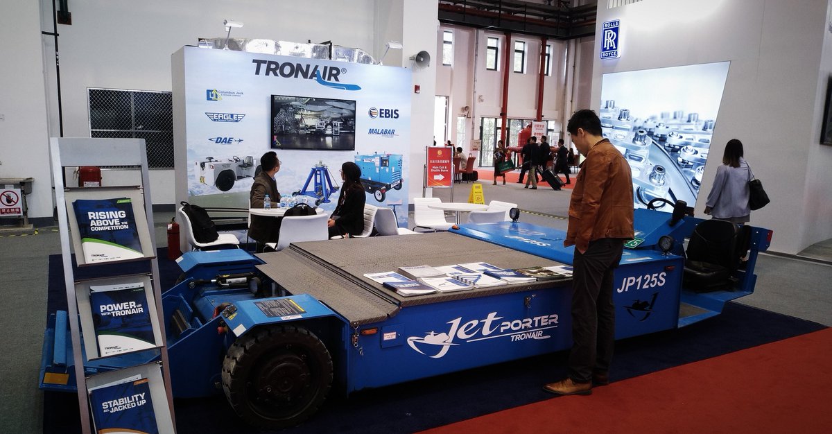 tronair's tweet photo. We are here in Shanghai at #ABACE2019! Be sure to stop by booth #B411 to see how Tronair can complete your fleet! https://t.co/9O0RfLJJ8E