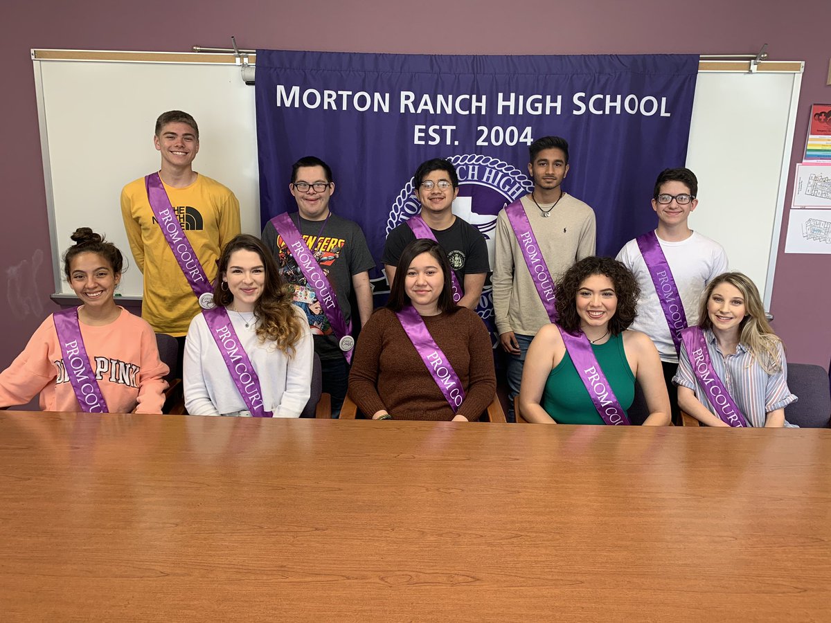 Congrats to the Prom Court for <a href="/mrhsclass19/">MRHS SENIORS</a> !!! #ilovemortonranch #royalty
