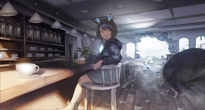 取り残された一杯。
#tokoshie_bullet 