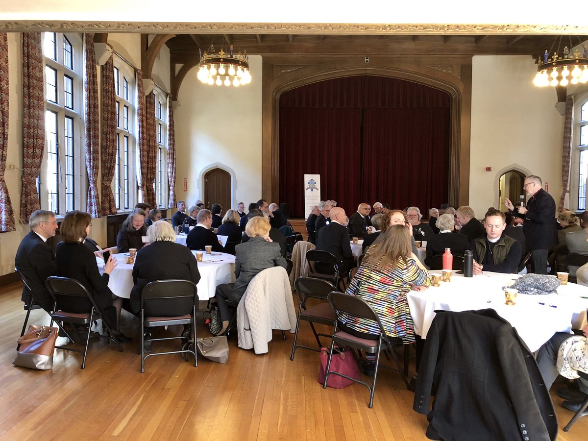 rjkemp's tweet photo. “Apostolic ministry is about sharing The Story.”  Bishop Lane to ECCT Clergy at the Renewal of Vows. https://t.co/W4YTp4Y7ye