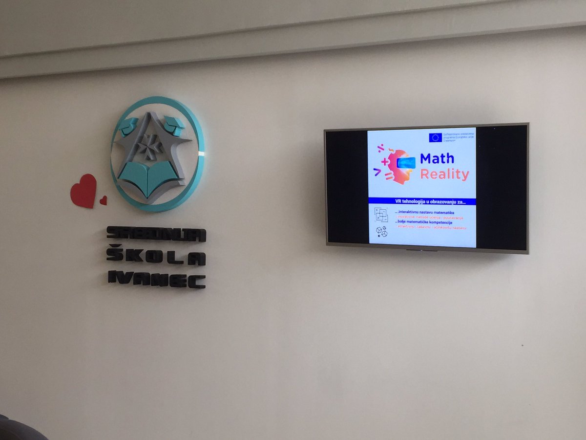fermat_science's tweet photo. Premier jour de notre Meeting n•2 du projet @MathReality en Croatie 🇭🇷 !
Travail autour des trois premiers outils #mathvr : une belle collaboration entre 6 pays différents ! @ErasmusplusFR https://t.co/NmSpJEv9Na
