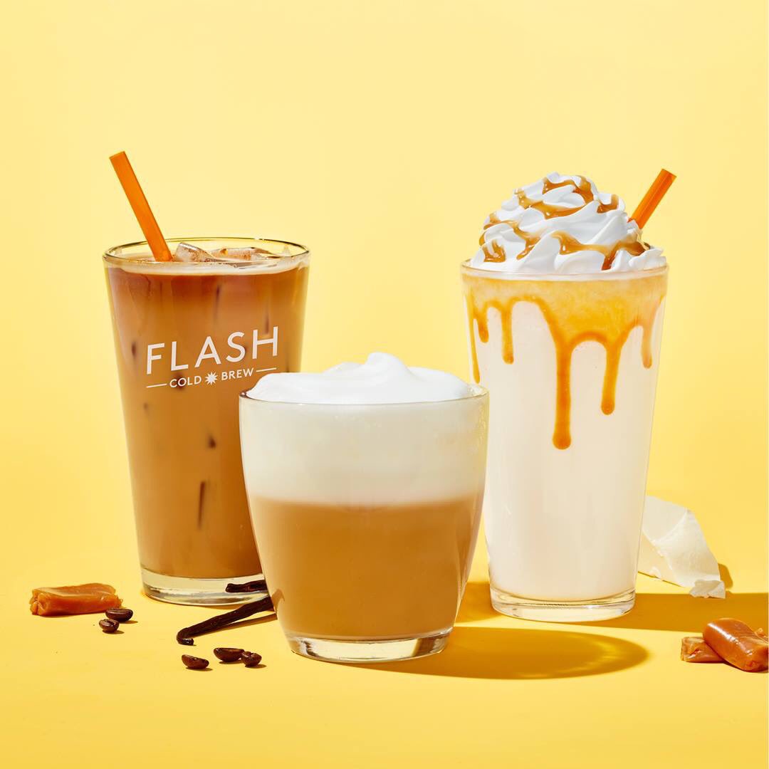 SecondCupYMM's tweet photo. Spring is in the air and our new Crème Caramel beverages are here! We’ve added a sweet twist to our classic Cappuccino by pairing hints of vanilla bean and caramel with Espresso Forte. Looking for something even sweeter? Indulge in a Crème Caramel FroCho or Flash Cold Brew! https://t.co/afR0uuhBjL