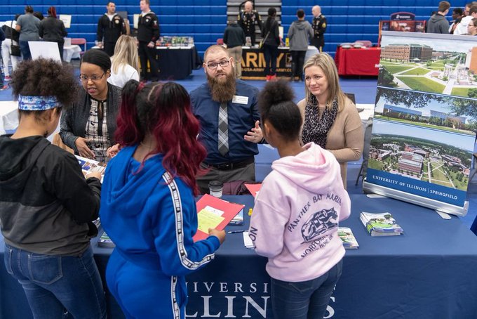 Prospective freshman, transfer, graduate and online students are encouraged to join us for a #UISedu Information Session Wednesday from 5:30 to 6:30 p.m. in University Hall on campus. Come get your application fee waived & learn about scholarships! More: https://t.co/azb3czWDeK https://t.co/oSfptOaBOJ