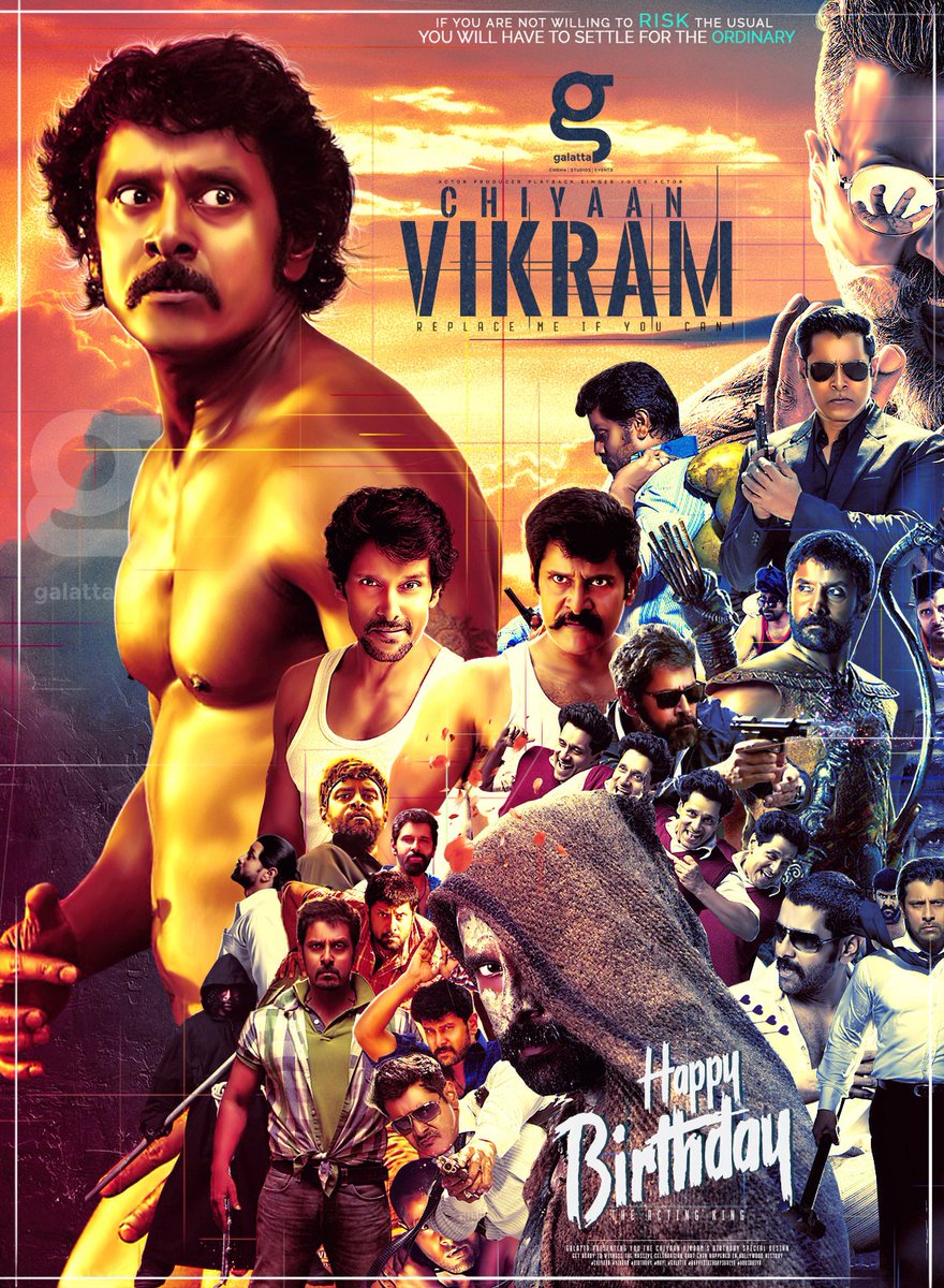 ChiyaanAddict's tweet image. Awesome Design : @galattadotcom 
#ChiyaanDay #April17
#ActingGod #HappyBirthdayChiyaan