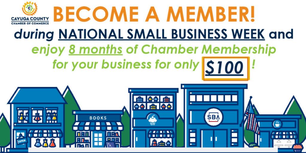 Chamber13021's tweet image. Know someone that would benefit from a Chamber Membership?
Let them know about our upcoming special!! New Members can join for $100 during National Small Business Week!!! May 5th-May 11th #SmallBusinessWeek2019