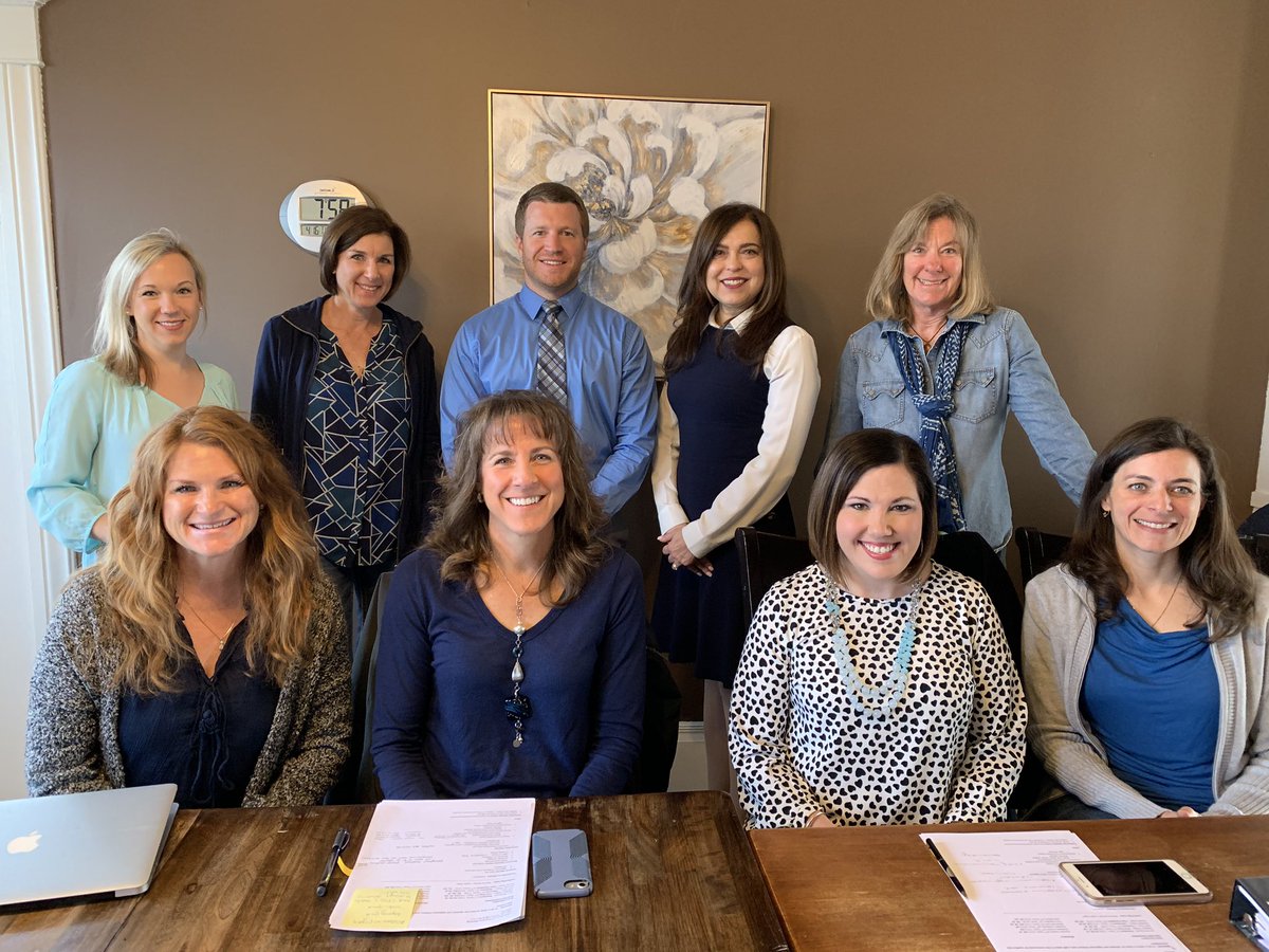 Check out our Board of Directors wearing blue at today’s meeting in support of child abuse awareness month!