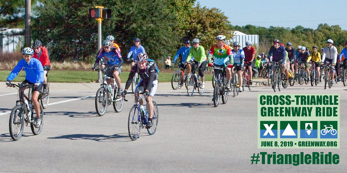 ECGreenway's tweet photo. #Durham ➡️ #Cary ➡️ #Raleigh ➡️ @TransferCoFood 🚴‍♀️🚴‍♂️

Join us Saturday, June 8 for the Cross-Triangle Greenway Ride &amp; celebrate the East Coast Greenway's most complete metro stretch! 

➡️ #TriangleRide info + registration: https://t.co/pWqZwbJgJS https://t.co/3HdRD61Qf5