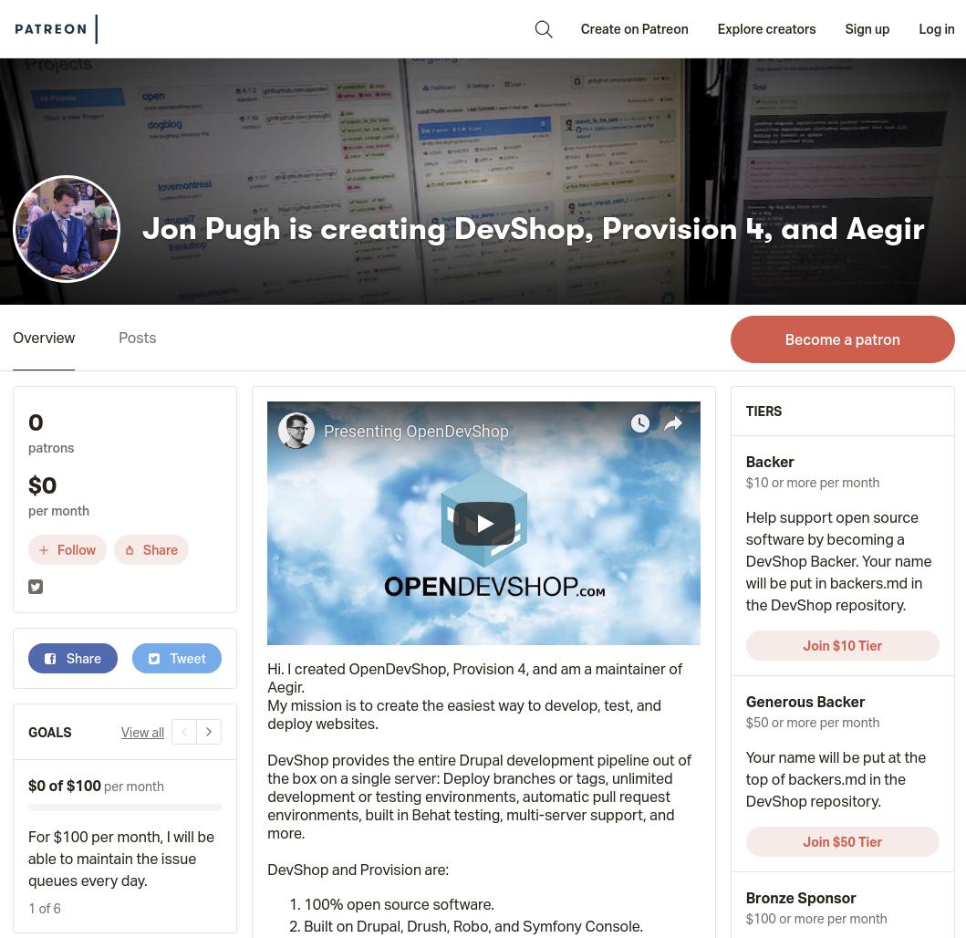OpenDevShop's tweet image. My creator, @jonpugh is now on @Patreon and @opencollect!

Sponsorship opportunities available now! patreon.com/devshop or opencollective.com/devshop

Goals include Custom PHP Version per site in @aegirproject and #AegirCloud AWS!

#SupportOpenSource #Drupal #DevOps
